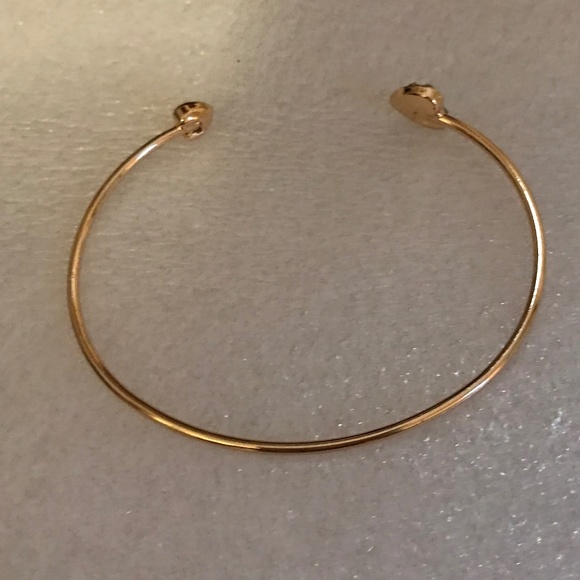 2 for $12 Adjustable Love Heart Silver and Gold-tone Bangle Bracelets for sale - Picture 10 of 15